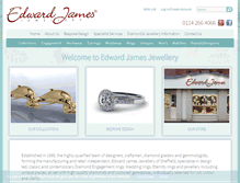 Tablet Screenshot of edwardjamesjewellery.co.uk